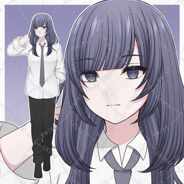 Image of Listless Suit Woman – 10 Expression Variations