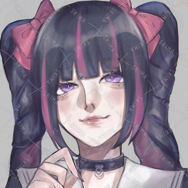 트윈테 지뢰소녀 / SNS 아이콘, 배달 등에 활용하기 상품 이미지