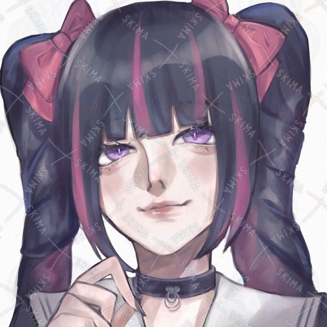 트윈테 지뢰소녀 / SNS 아이콘, 배달 등에 활용하기 상품 이미지 3번째