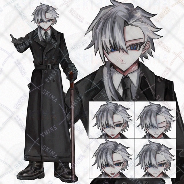 5 Expressions: White-Haired Man with Staff 的商品圖片