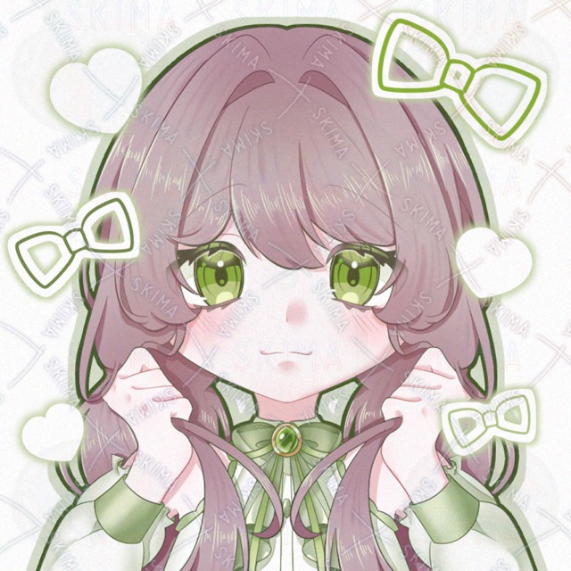 Yellow-Green Ponytail Girl Icon — Multiple Variants 的商品圖片第 2 張