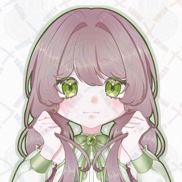 Yellow-Green Ponytail Girl Icon — Multiple Variants 的商品圖片第 3 張