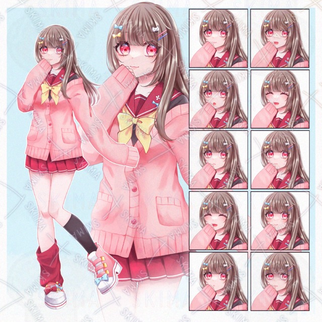 adopt【10가지 표정 상품 이미지