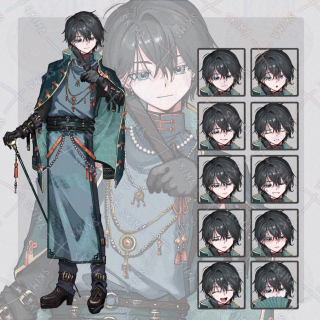 キャラクター立ち絵［表情10種］の商品画像