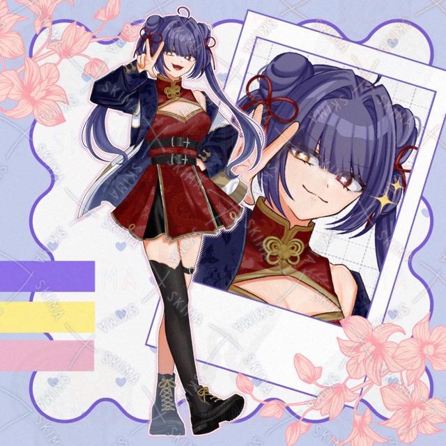 【表情8種】チャイナ娘