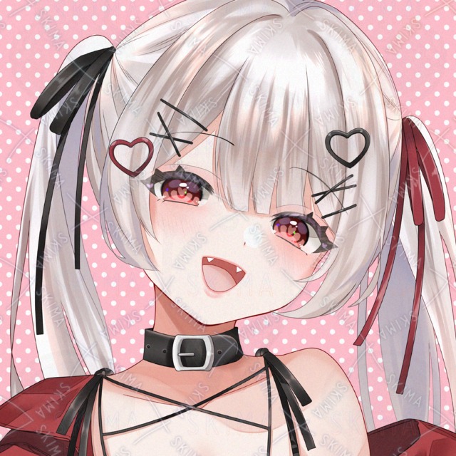 【アイコン】女の子背景有/透過【i0002】