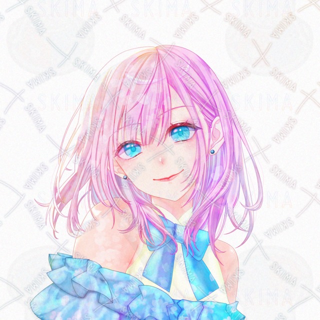 분홍색 머리 소녀 봄 배경투과 있음 상품 이미지 2번째