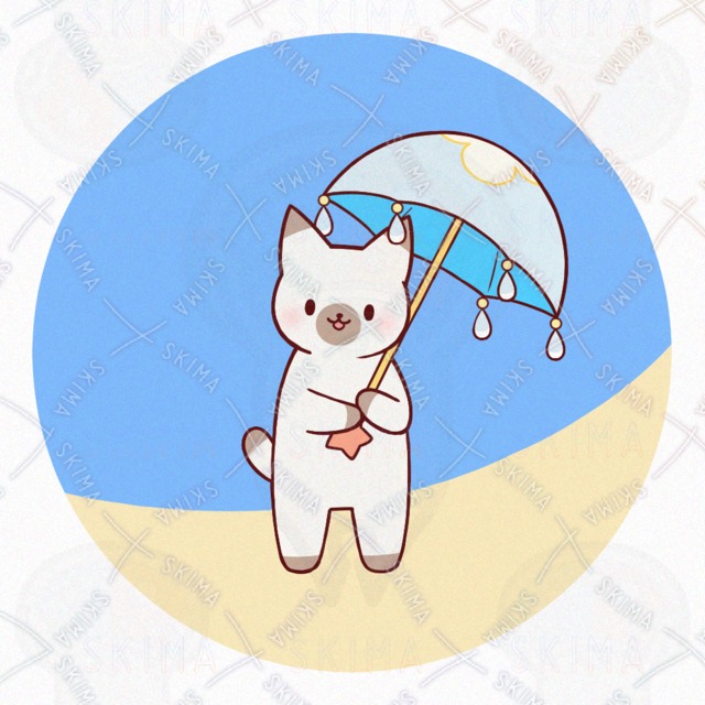 くらげ傘ネコちゃん