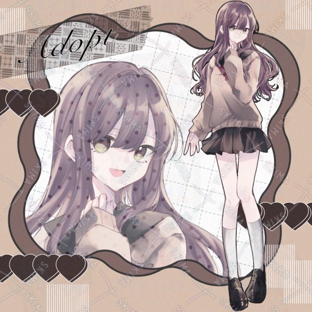 Image of 〈On Sale〉Adopt06: Schoolgirl with 8 Expressions