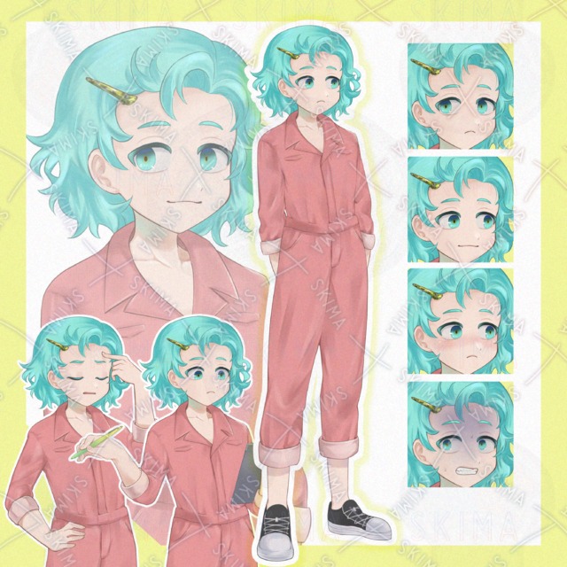 【ADOPTABLES】つなぎ/クリップ/動作差分の商品画像