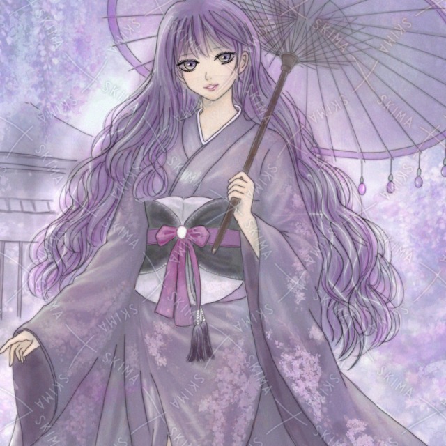 Image of Fantastical, Beautiful, Delicate Female Illustrations