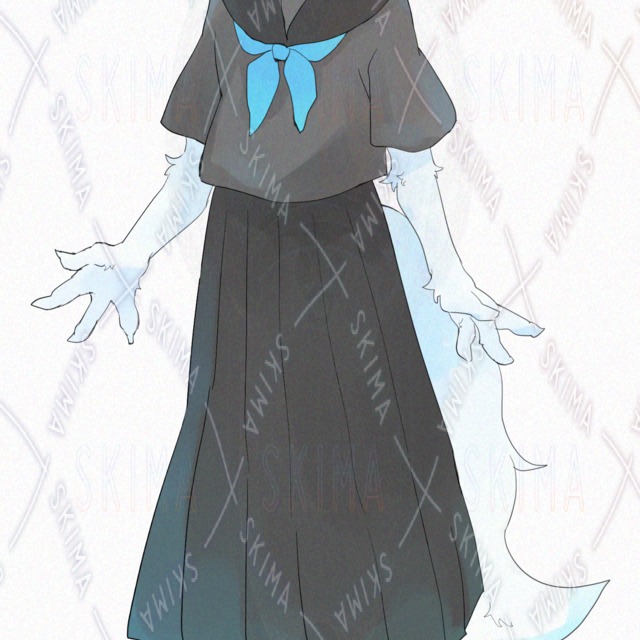 狐の獣人ちゃん【表情9種類】の商品画像7枚目