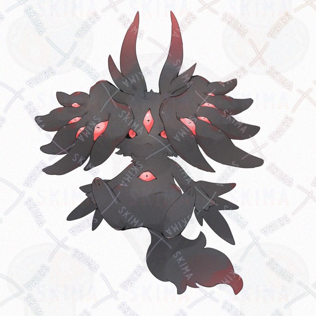 多眼のケモノ【表情8種類】の商品画像7枚目