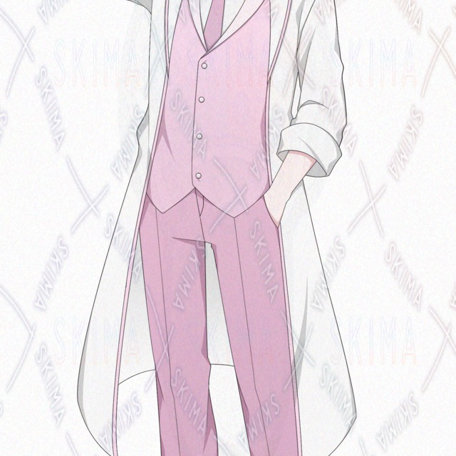 Image 4 of Young Man in Pink & White Uniform [10 Expressions]