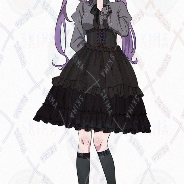 Image 9 of 5 Expression Variations: Gothic Lolita Girl