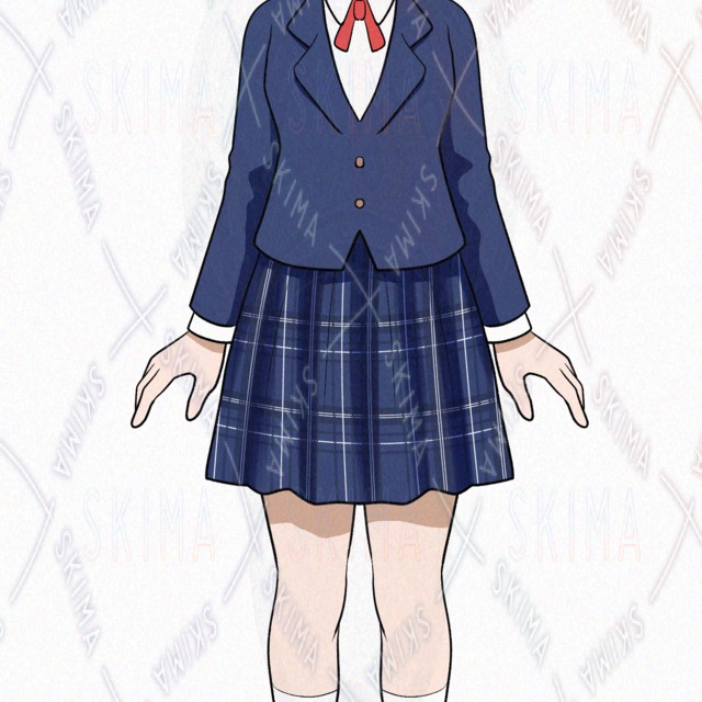 女子高校生【表情10種】の商品画像11枚目