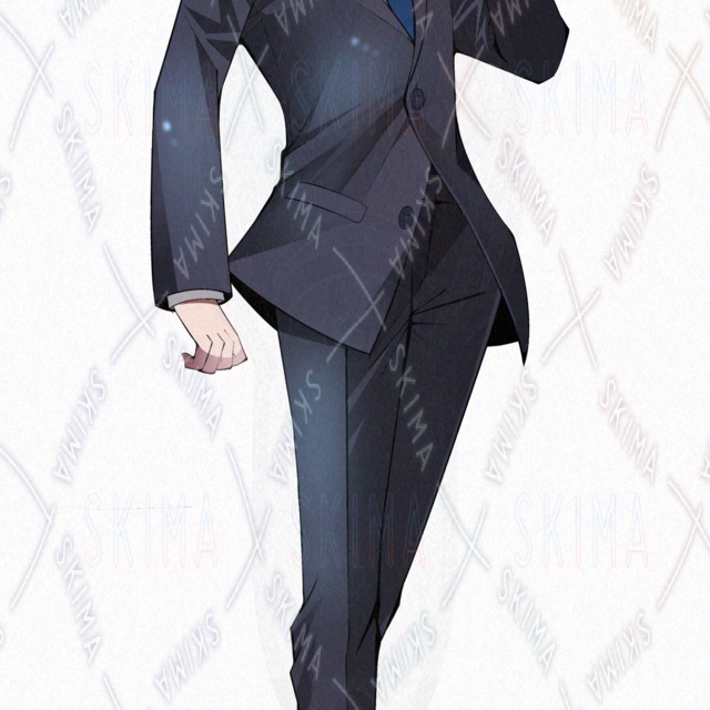 眼鏡男性　表情５種の商品画像5枚目