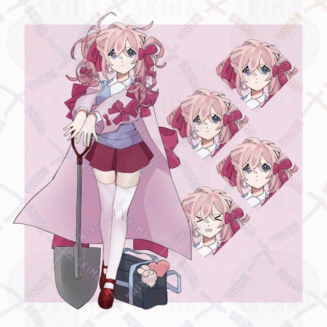 ◇シャベル(スコップ)を持った女の子の商品画像