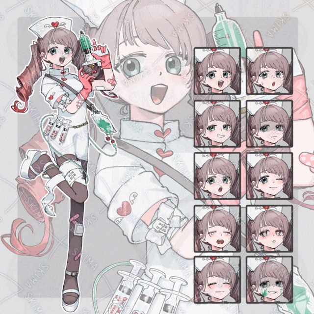 キャラクター立ち絵［表情10種］の商品画像