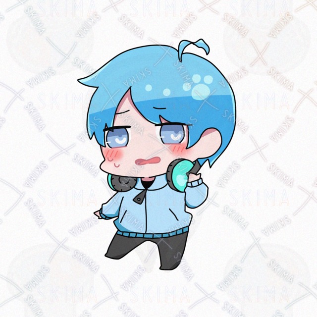 Set of 5 Expressions: Androgynous Boy (Chibi Style) 的商品圖片第 5 張