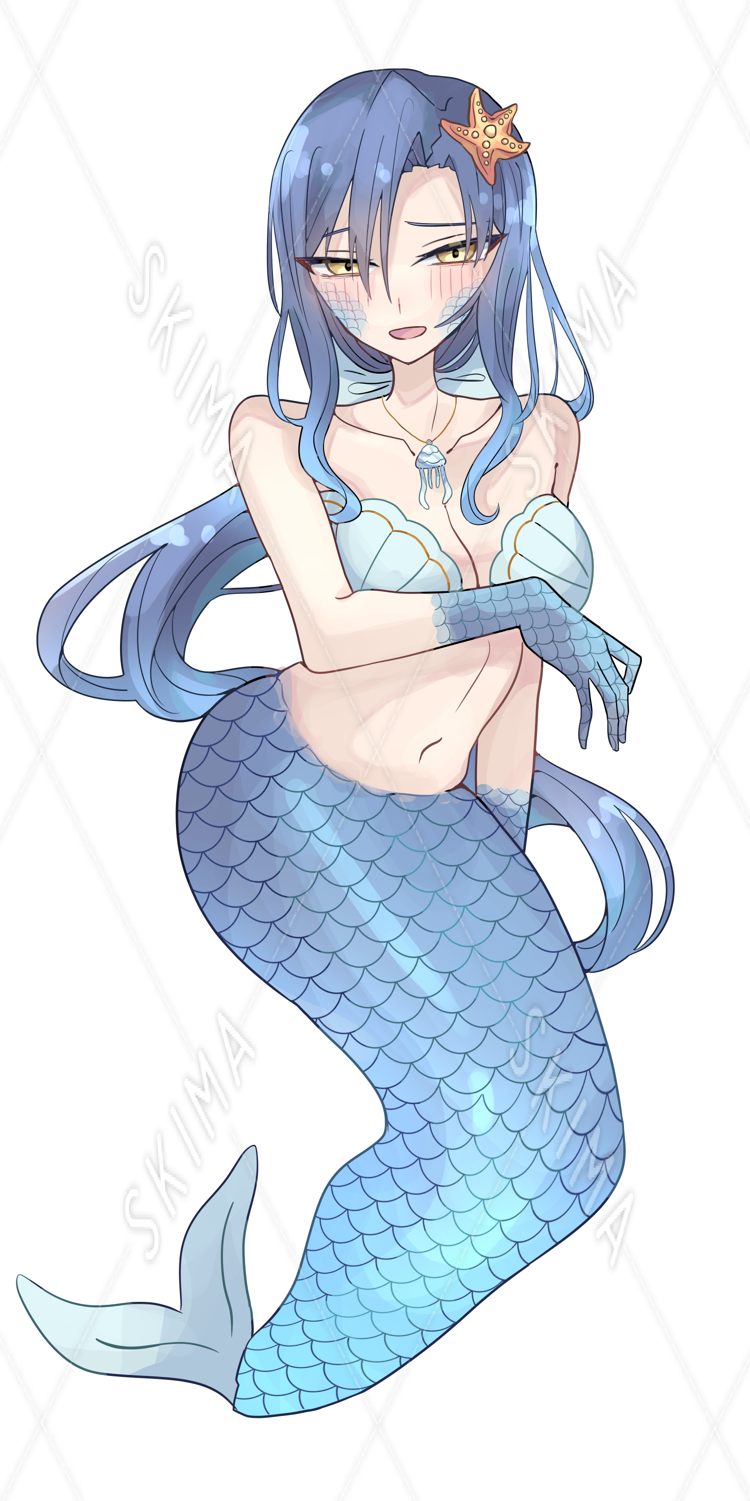 人外 人魚のお姉さん 差分8種 スキマ スキルのオーダーメイドマーケット Skima