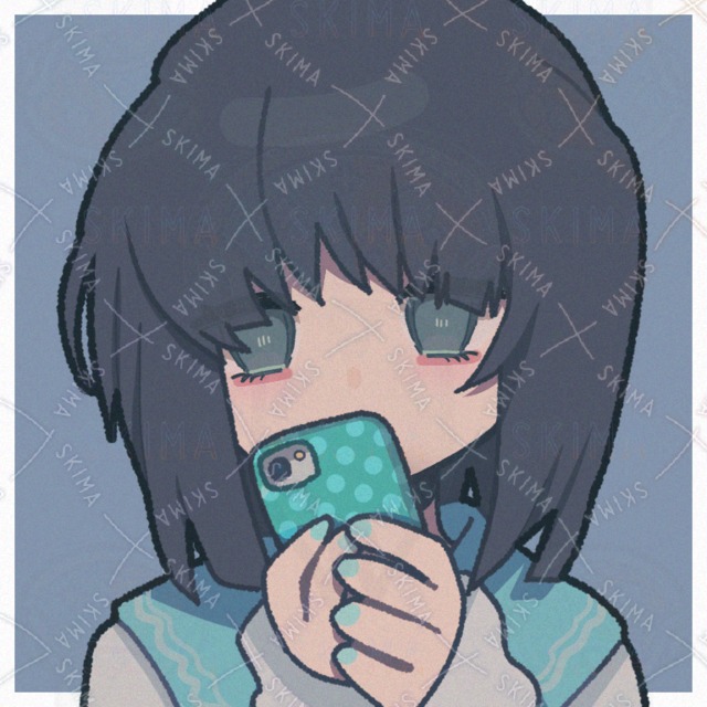 水色黒髪ガール🩵🌙の商品画像