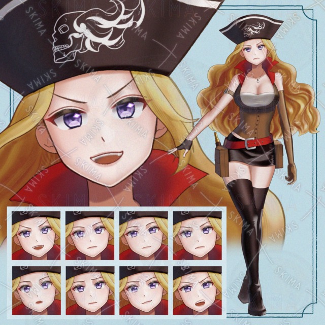 海賊風の女性