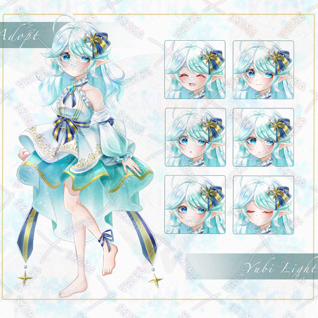 エルフの少女(表情差分６種)の商品画像