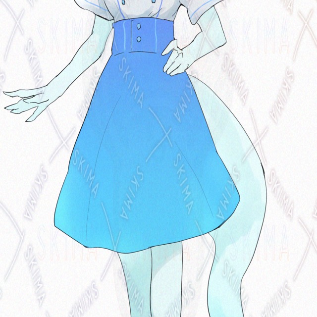 ドラゴン人外ちゃん【表情9種類】の商品画像7枚目