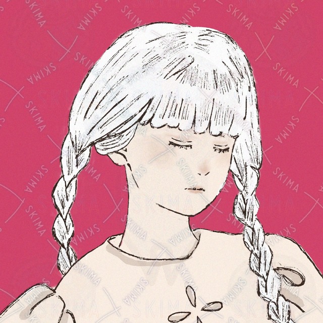 おさげの女の子の商品画像