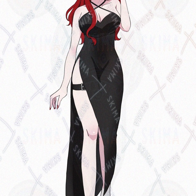 6 Expression Variations: Red-Haired Woman 的商品圖片第 6 張