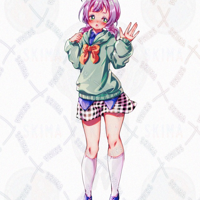 Image 11 of [On Sale] Sassy Girl with Pigtails [10 Expressions]