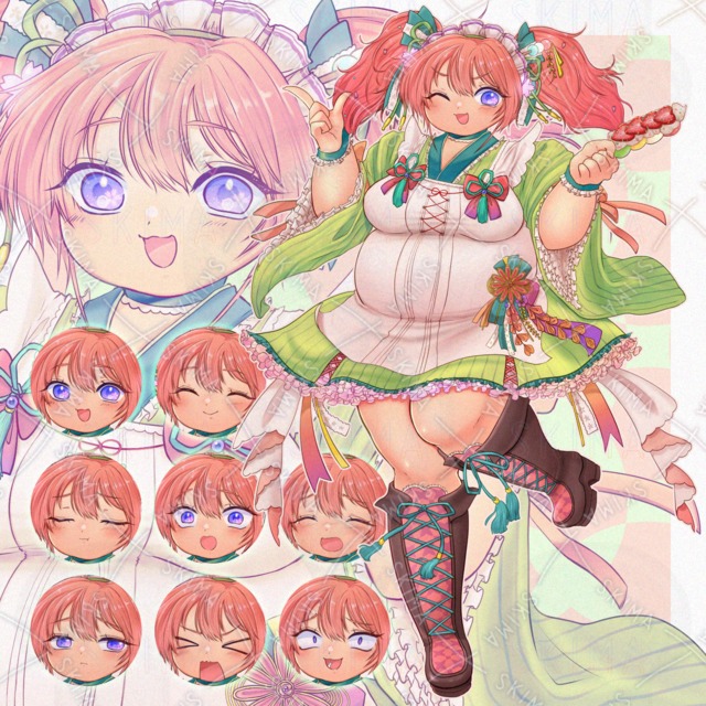 【限定価格！】【表情9種＋】桜和メイドガールちゃん