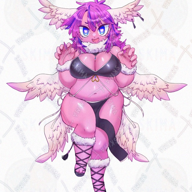 【限定価格！】【表情8種】ケモ♡ハーピィガールちゃんの商品画像2枚目