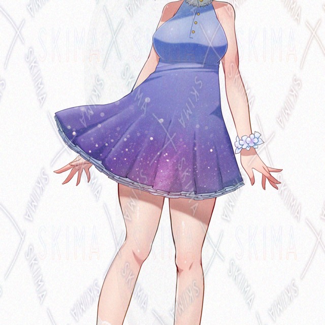 Summer Starry Sky Flower Girl – Limited-Time Price, 8 Expressions 的商品圖片第 4 張
