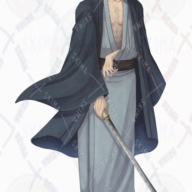 【限定価格！】【表情8種＋】痩身和服極道ガイさんの商品画像10枚目