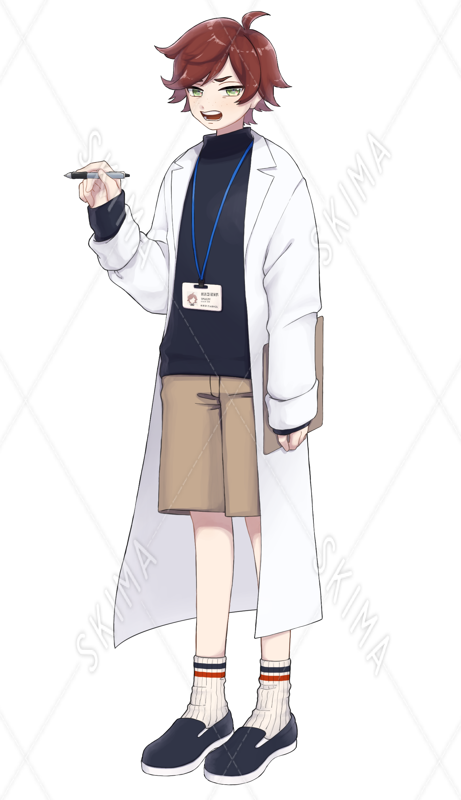 立ち絵 おチビ研究員 表情差分全9種類 スキマ スキルのオーダーメイドマーケット Skima