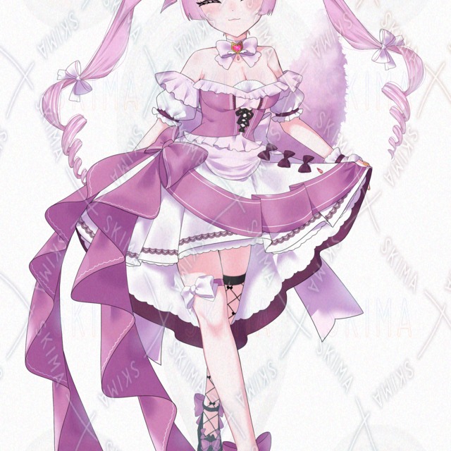 복숭아색 고양이 공주님 상품 이미지 3번째