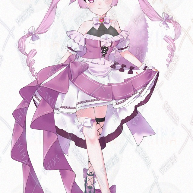 복숭아색 고양이 공주님 상품 이미지 4번째