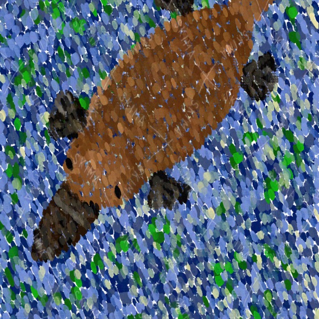 タイトル｢カモノハシの遊泳｣の商品画像