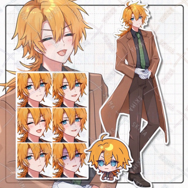 青年【ミニキャラ付】