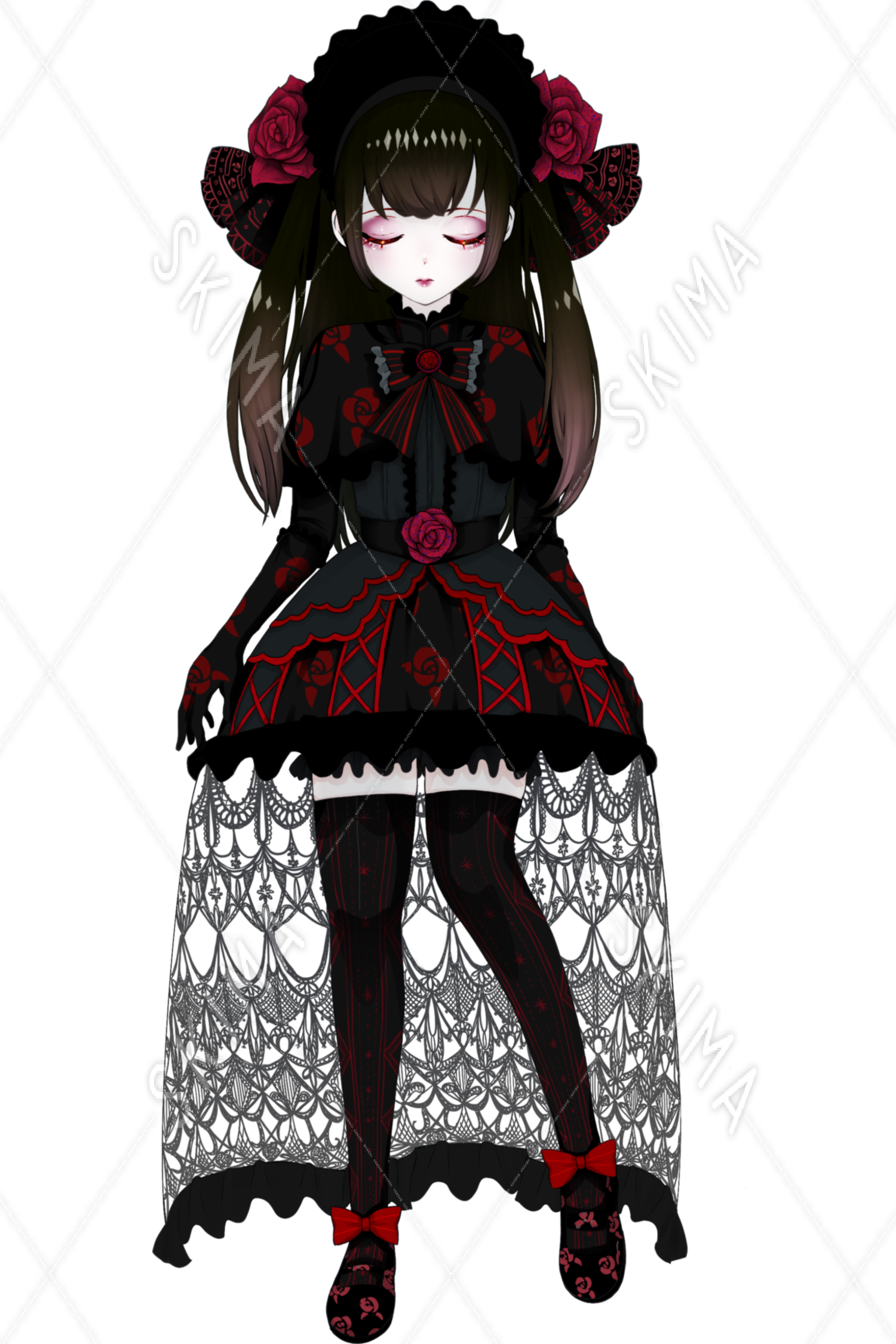 白ロリ 黒ロリ少女 スキマ スキルのオーダーメイドマーケット Skima