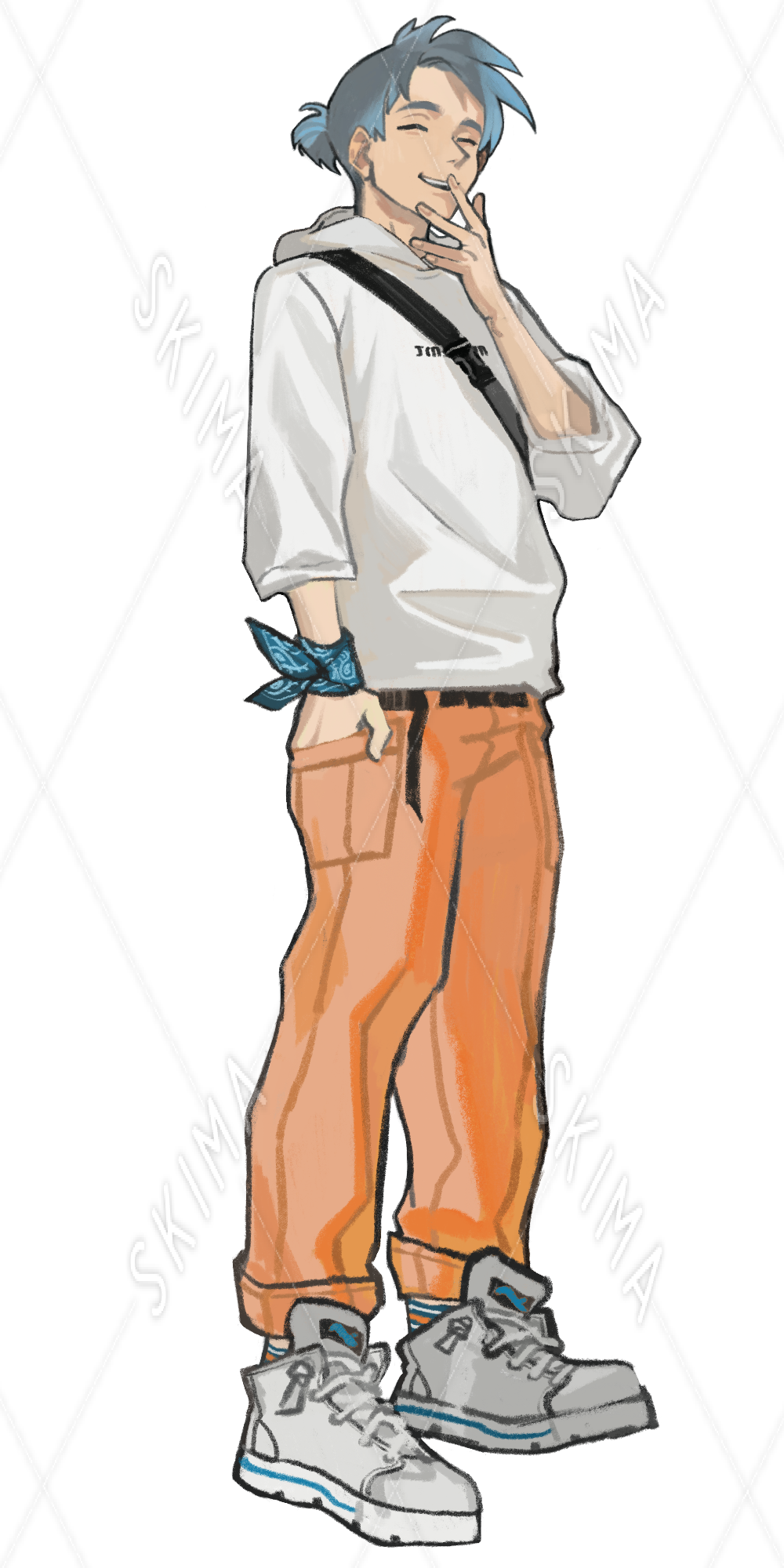 男性全身立ち絵 表情差分4種 スキマ スキルのオーダーメイドマーケット Skima
