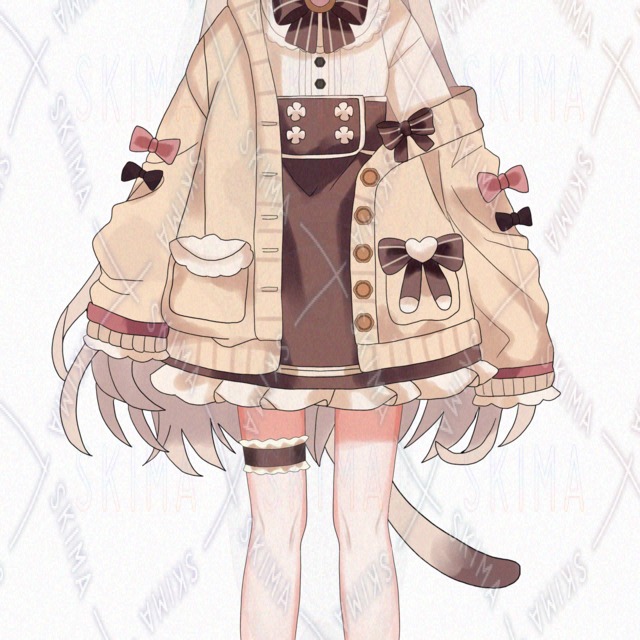 猫耳の女の子【表情8種類】の商品画像9枚目