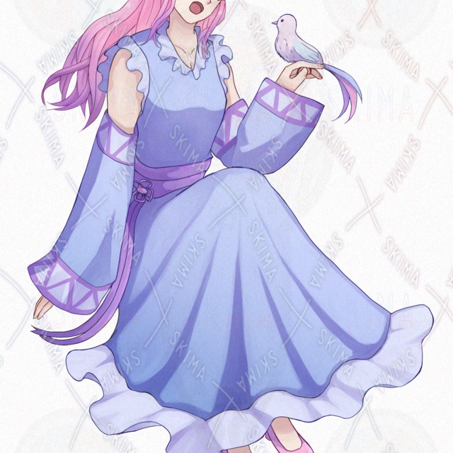 Elf Girl Standing Illustration – 10 Expressions 的商品圖片第 5 張