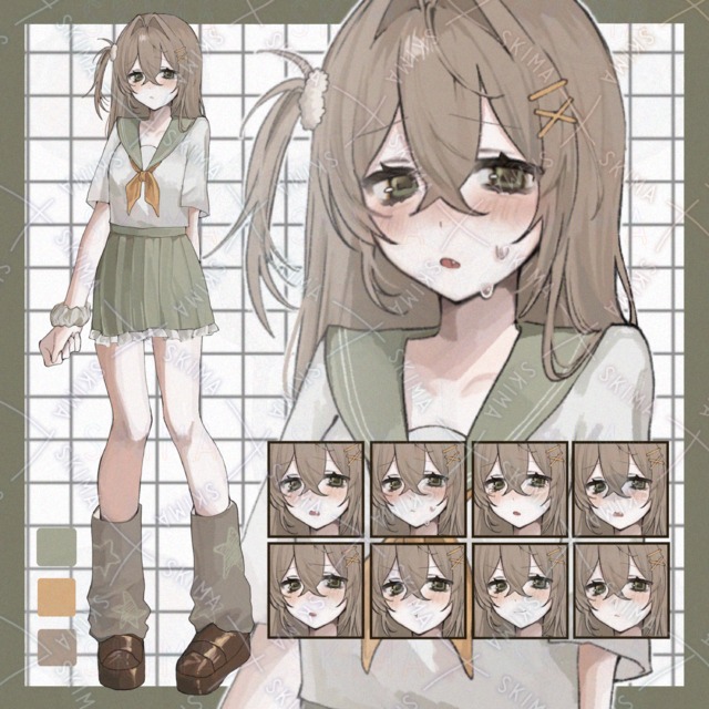 [Price Drop · 10 Expression Variations] Girl in a Sailor Uniform 的商品圖片