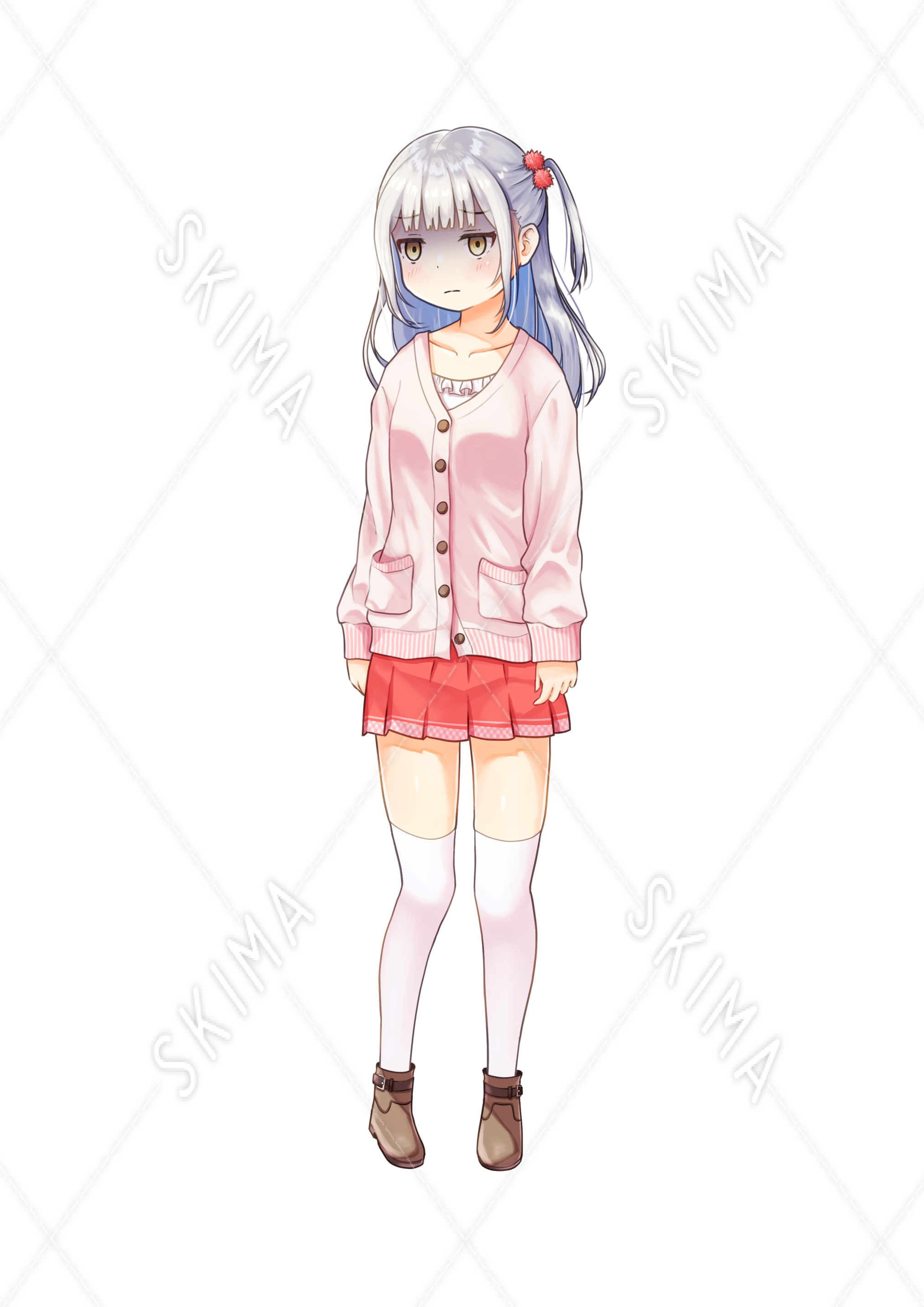カーディガン女の子 Iriam対応 スキマ スキルのオーダーメイドマーケット Skima