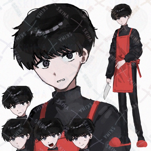 エプロン男の子