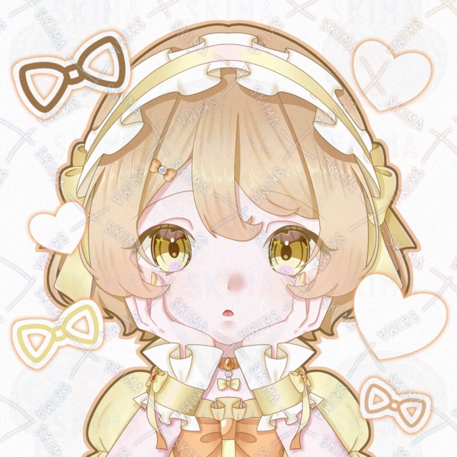 Image of Girl with Yellow Ribbon Icon — Variations Included