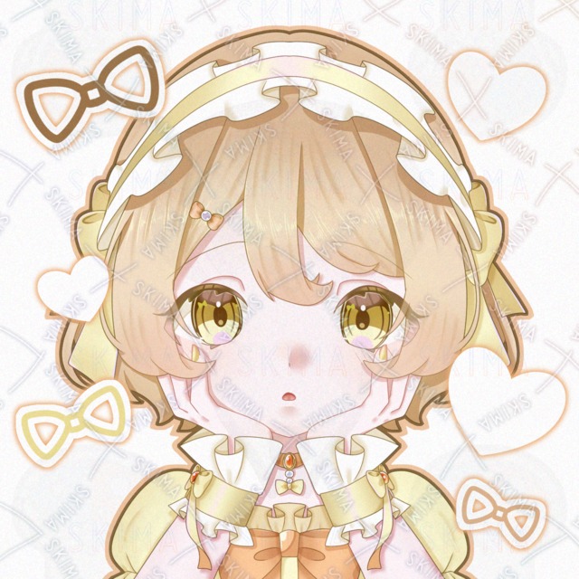 Image 2 of Girl with Yellow Ribbon Icon — Variations Included